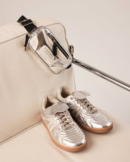 Steve Madden MADRIDD Belt Bag Silver | Women's Handbags