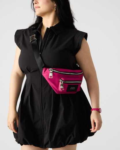 Steve Madden REMIX Fuchsia Women's Sporty Belt Handbag