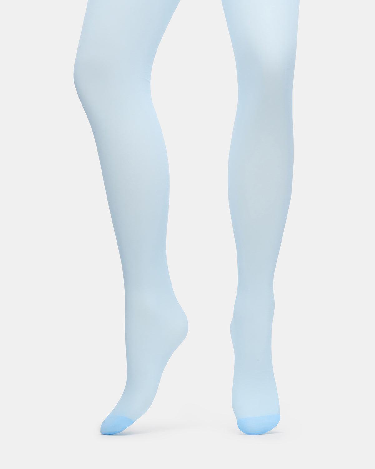 Steve Madden BLAIR SHEER TIGHTS LIGHT Blue Women's Footed Sheer Mesh Tights