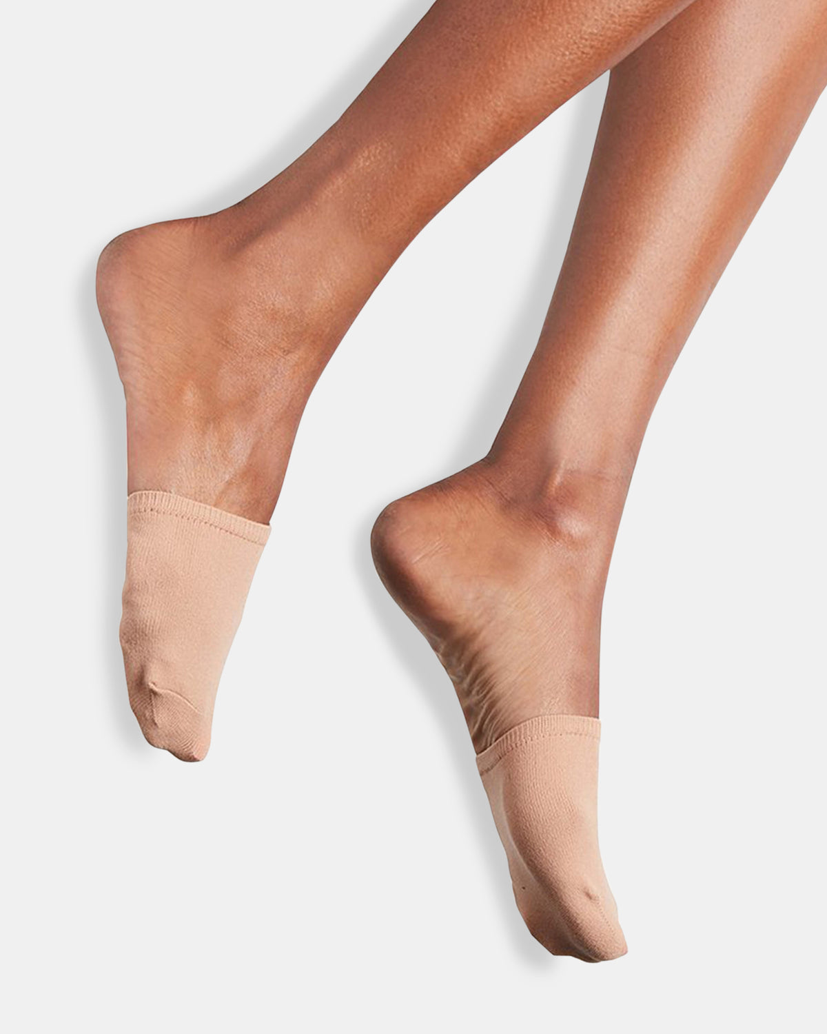 Steve Madden CAP TOE Black/Tan Open Back Shoe Socks
