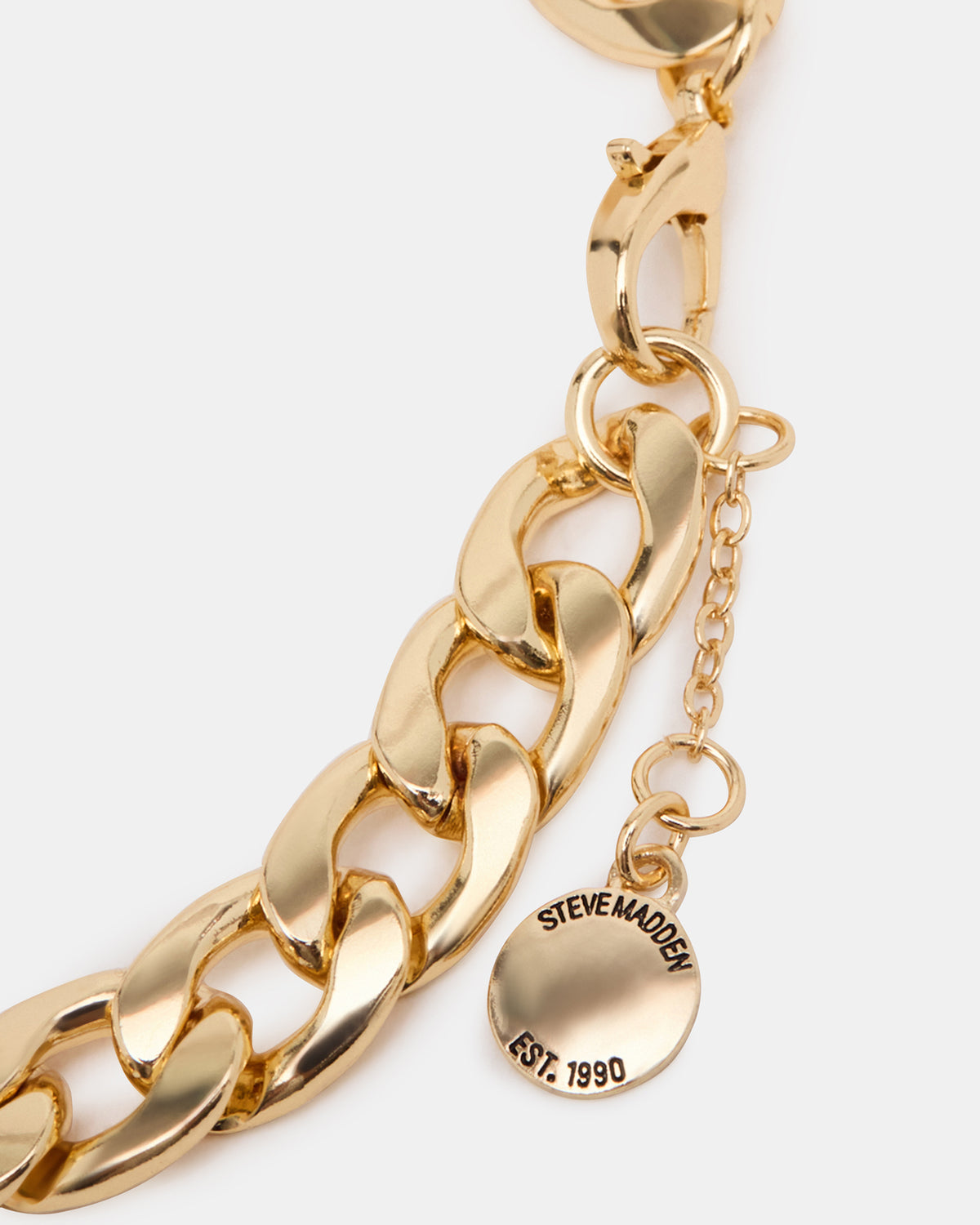 Steve Madden LINK CHAIN ANKLET Gold Women's