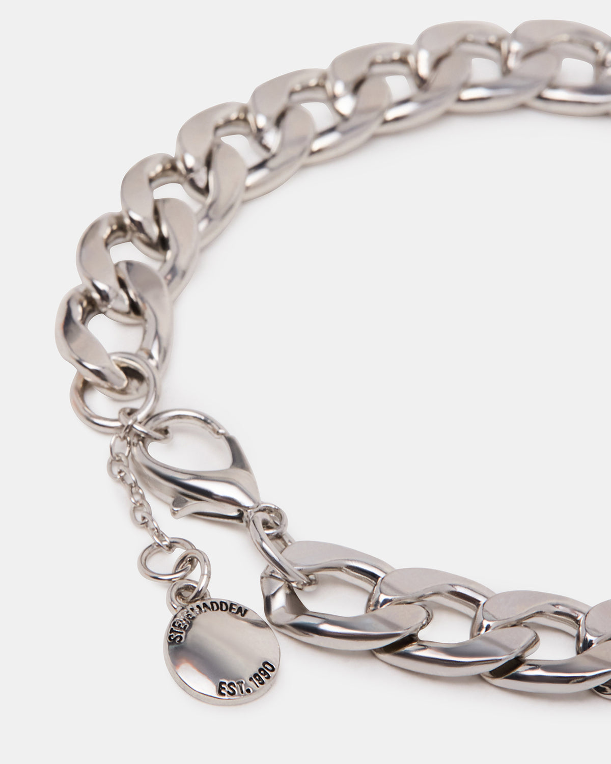 Steve Madden LINK CHAIN ANKLET Silver Women's