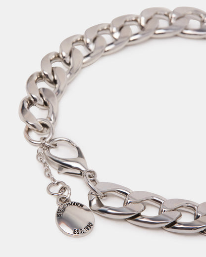 Steve Madden LINK CHAIN ANKLET Silver Women's