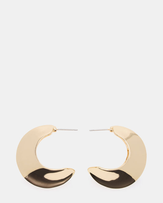 Steve Madden CRESCENT EARRINGS GOLD Women's Earrings