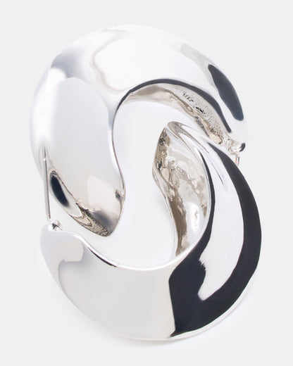 Steve Madden CRESCENT EARRINGS SILVER Women's Earrings
