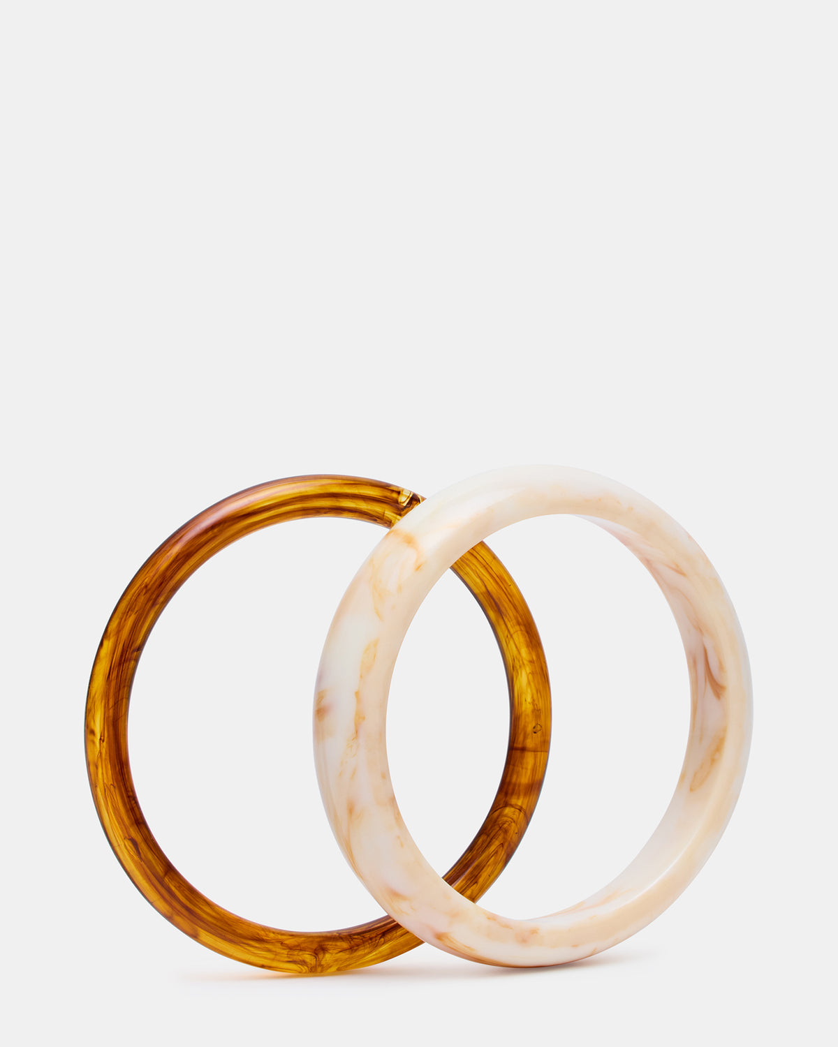 Steve Madden BANGLE BRACELET PACK Natural Women's 2-Piece Bangle Bracelet