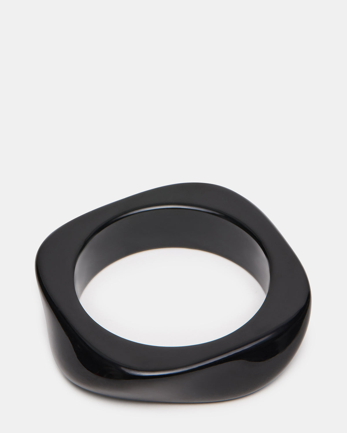 Steve Madden CURVED RETRO BRACELET Black Women's Bangle Bracelet
