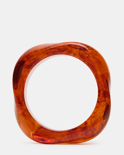 Steve Madden CURVED RETRO BRACELET Natural Women's Bangle Bracelet