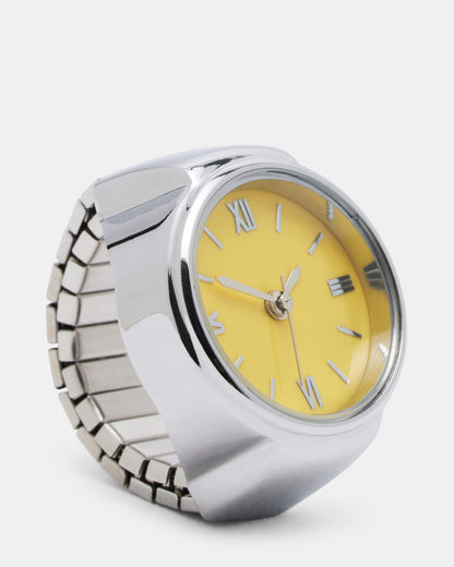 Steve Madden WATCH RING Yellow | Women's Accessories