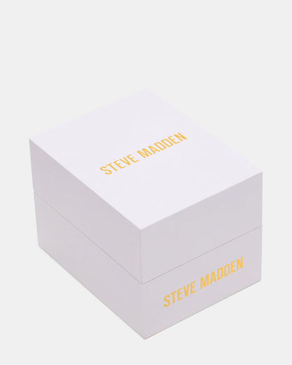 Steve Madden WOMEN'S STAINLESS STEEL WATCH White Women's Watch