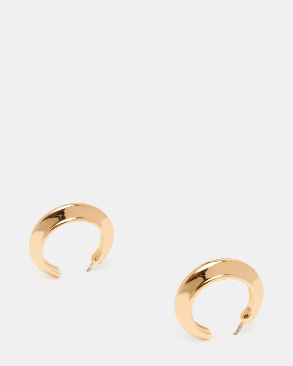 Steve Madden SMALL HOOP EARRINGS GOLD Women's Chubby Small Hoop Earrings