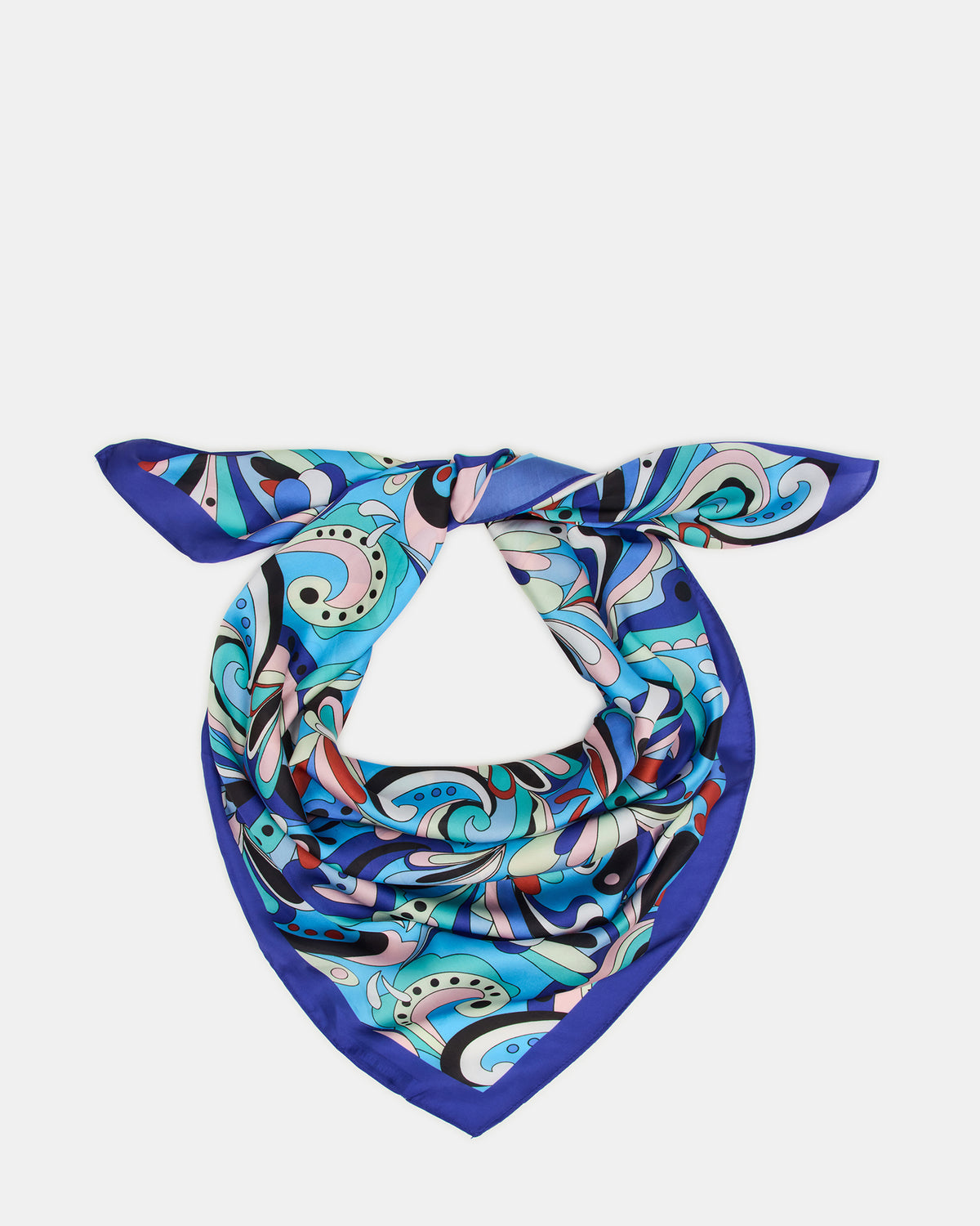 Steve Madden BLUE PRINTED SCARF Women's Resort Scarf