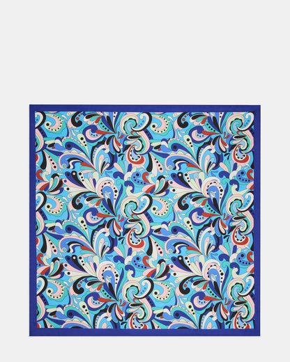 Steve Madden BLUE PRINTED SCARF Women's Resort Scarf