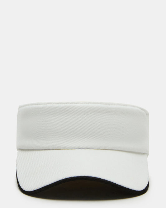Steve Madden EMBROIDERED White Women's Visor Cap