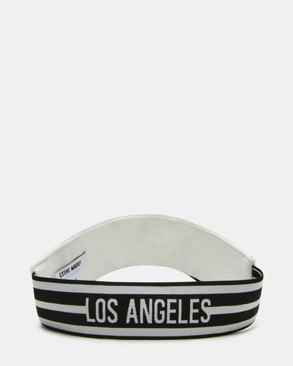 Steve Madden EMBROIDERED White Women's Visor Cap