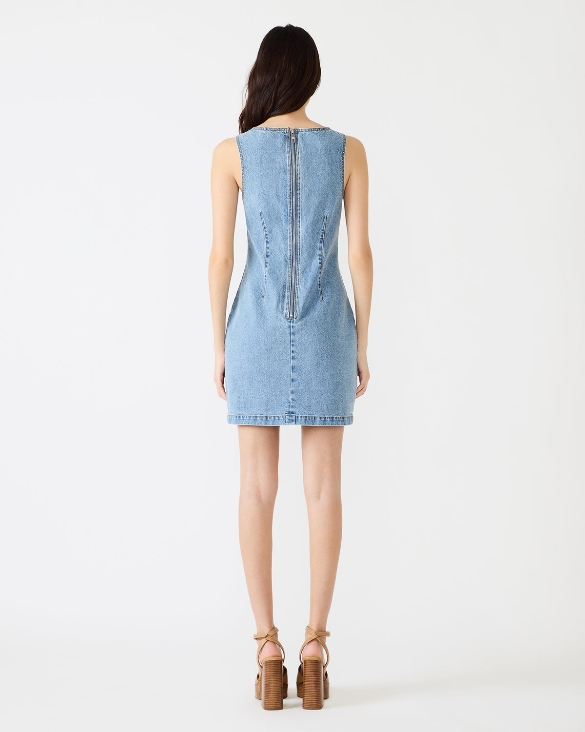 Steve Madden NOELLE Forever Blue Denim Mini Women's Dress