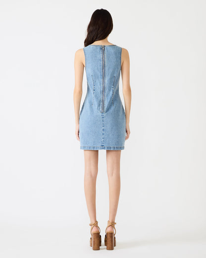 Steve Madden NOELLE Forever Blue Denim Mini Women's Dress