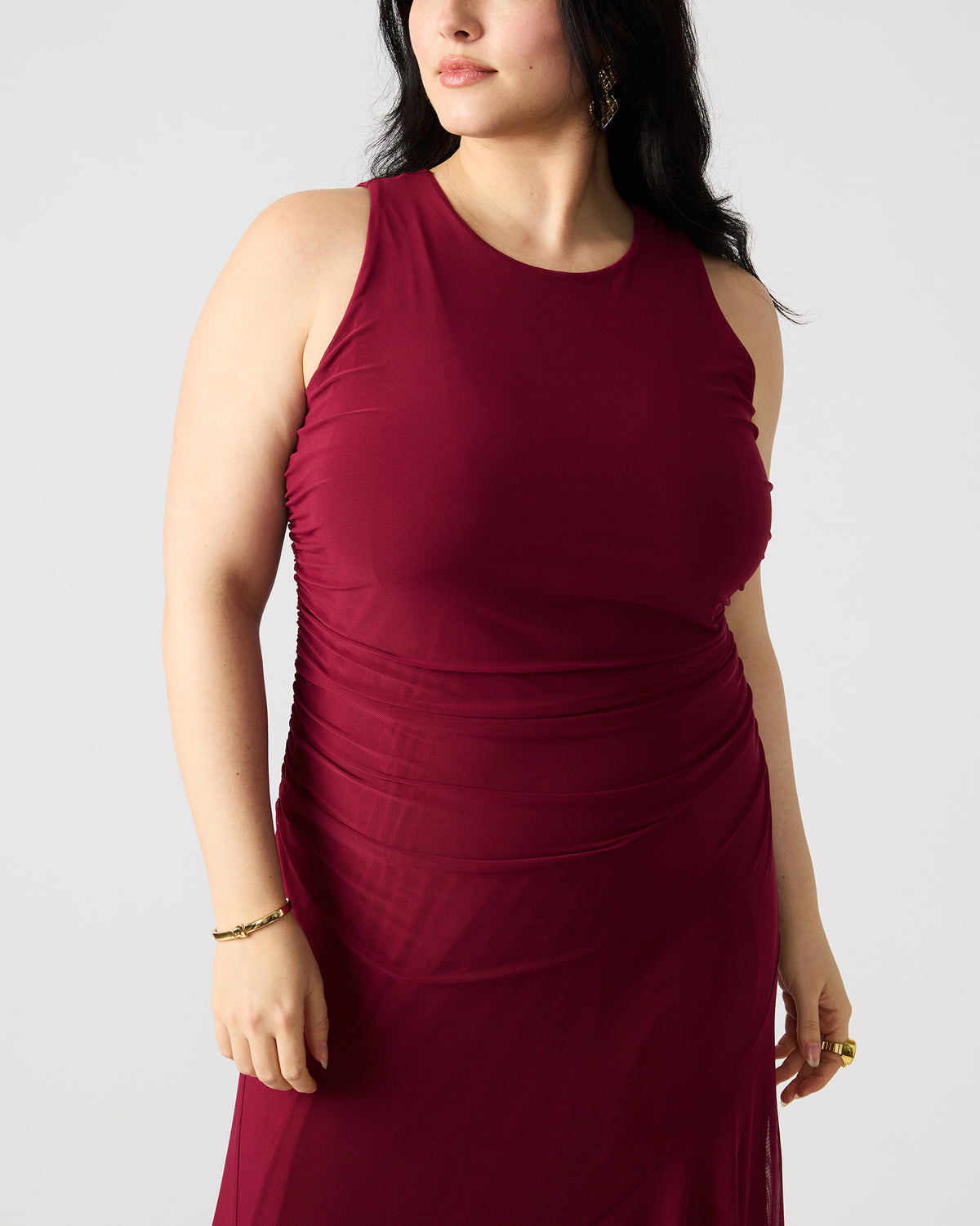 Steve Madden LANEY Red Women's Sleeveless Flowy Dress
