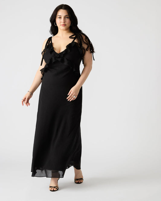 Steve Madden ADALINA Black Women's Maxi Dress