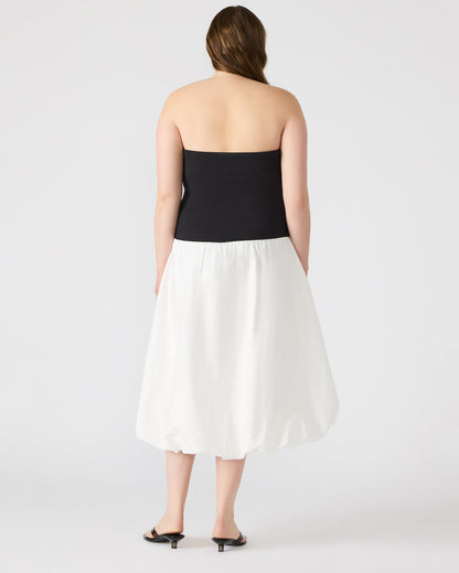 Steve Madden OLIVER Dress Smoke Strapless Midi Bubble Dress | Women's Dresses
