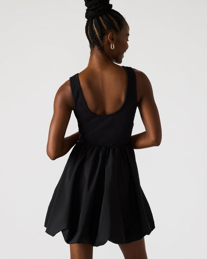 Steve Madden PALERMO Black Women's Mini Bubble-Hem Dress