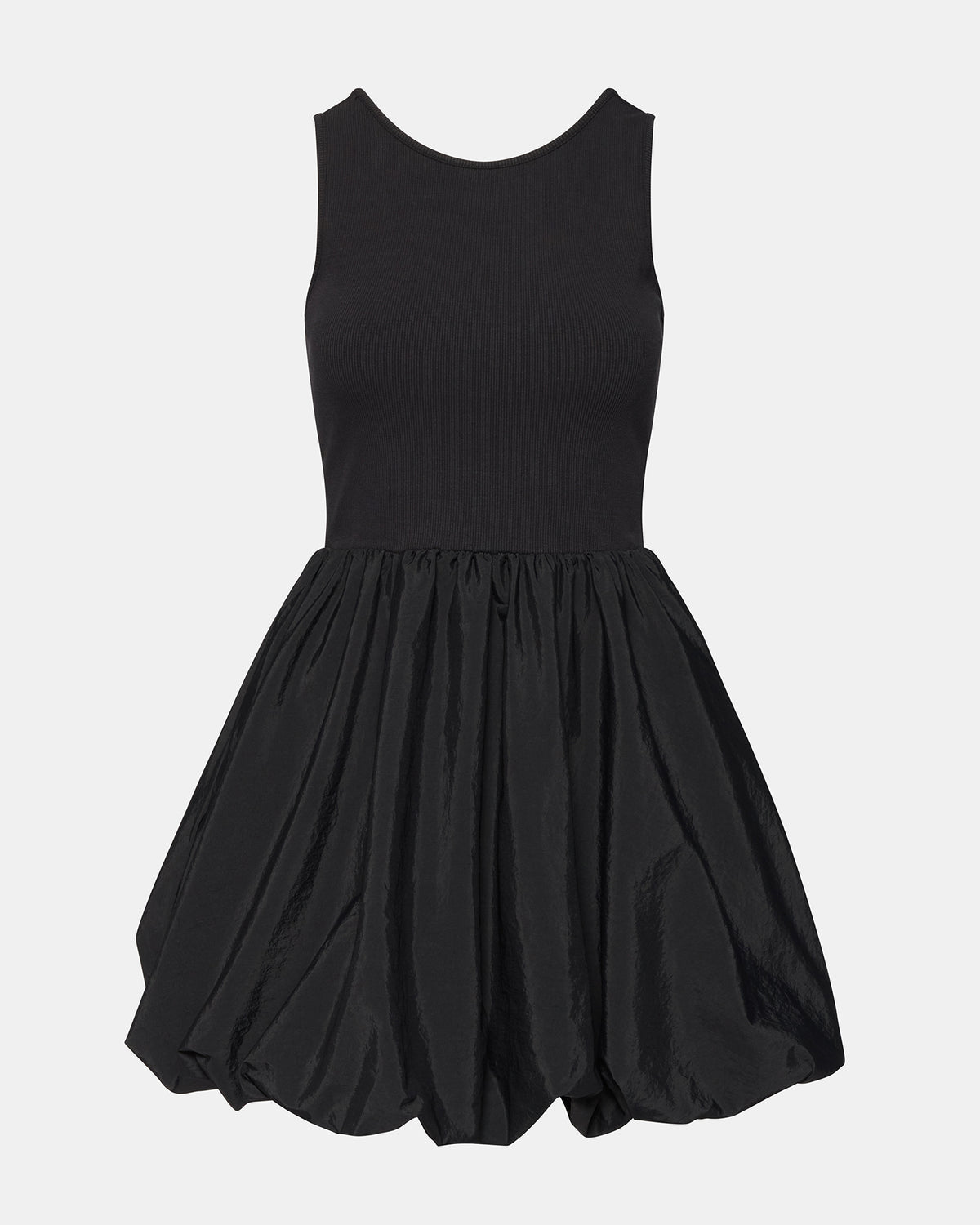 Steve Madden PALERMO Black Women's Mini Bubble-Hem Dress