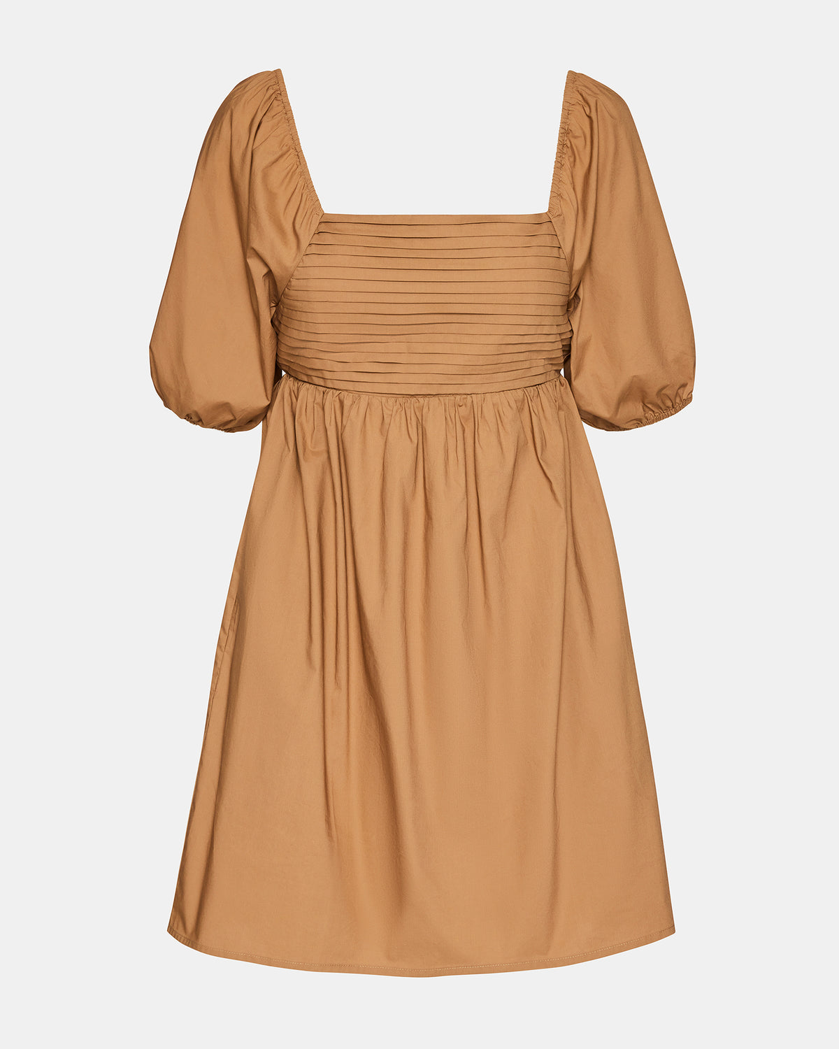 Steve Madden INARA Dress Beige | Women's Puff Sleeve Mini Dress