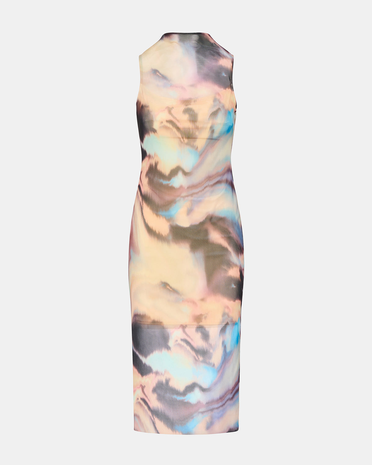 Steve Madden SIDRA Multi Women's Sleeveless Tie-Dye Midi Dress