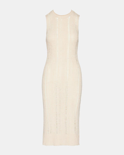Steve Madden AMIRAH Sweater Dress Beige | Women's Knit Bodycon Dresses