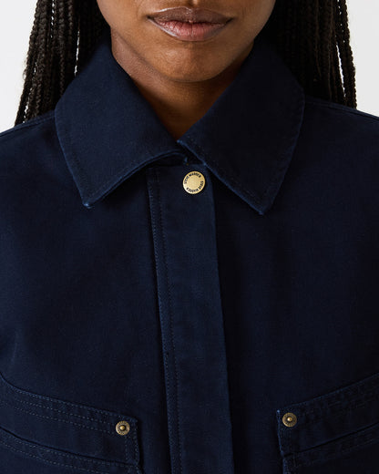 Steve Madden SLOAN Midnight Sky Long-Sleeved Zip-Up Women's Jacket