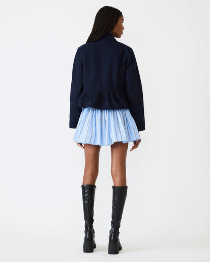 Steve Madden SLOAN Midnight Sky Long-Sleeved Zip-Up Women's Jacket
