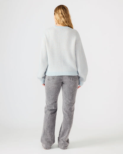 Steve Madden JENA Multi Long-Sleeved Zip-Up Women's Sweater Jacket