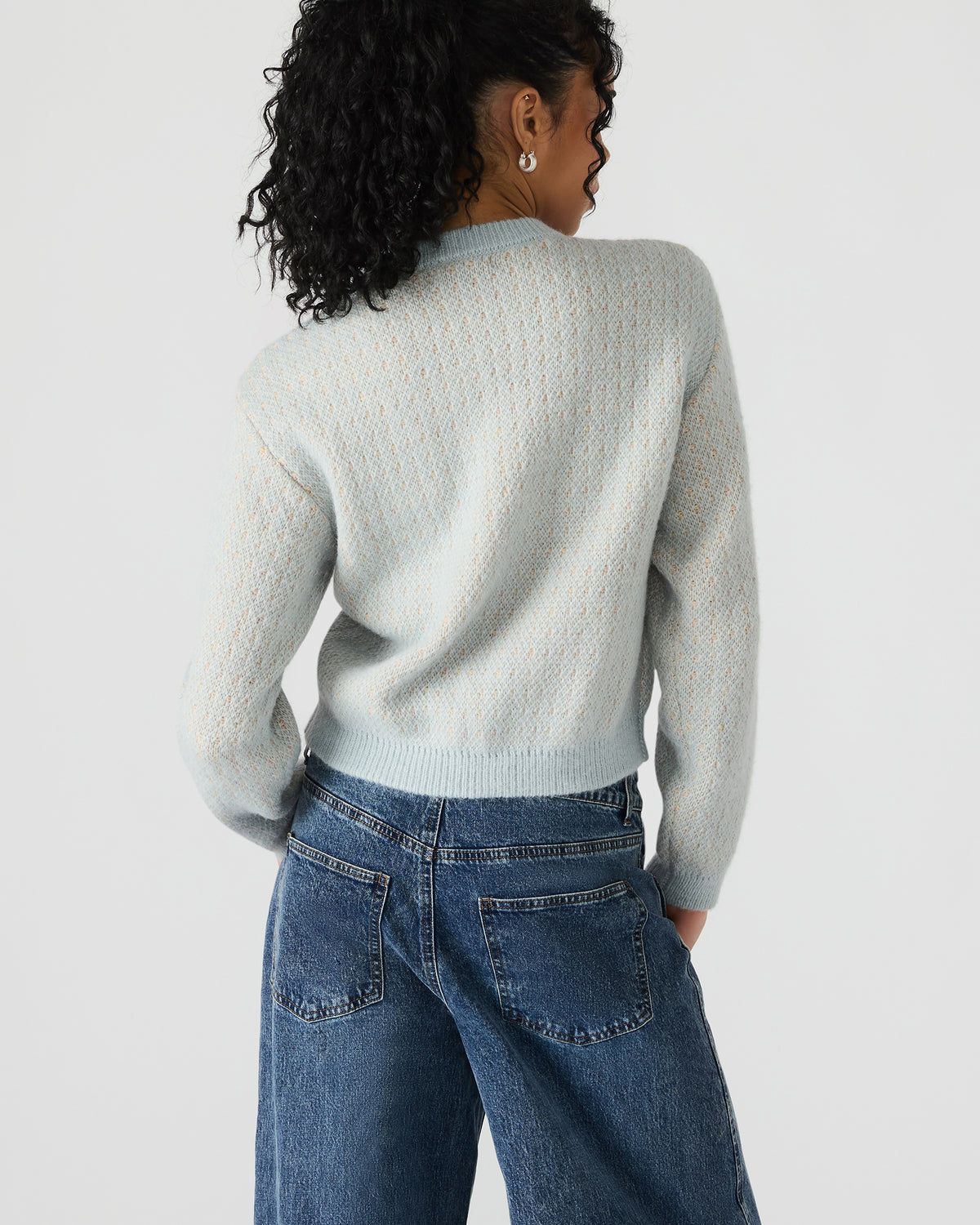 Steve Madden JENA Multi Long-Sleeved Zip-Up Women's Sweater Jacket