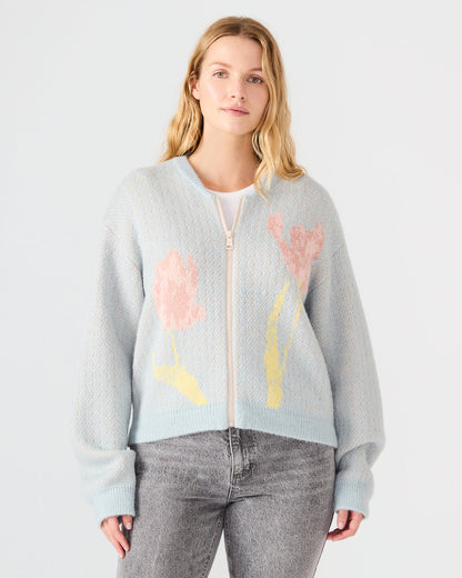 Steve Madden JENA Multi Long-Sleeved Zip-Up Women's Sweater Jacket