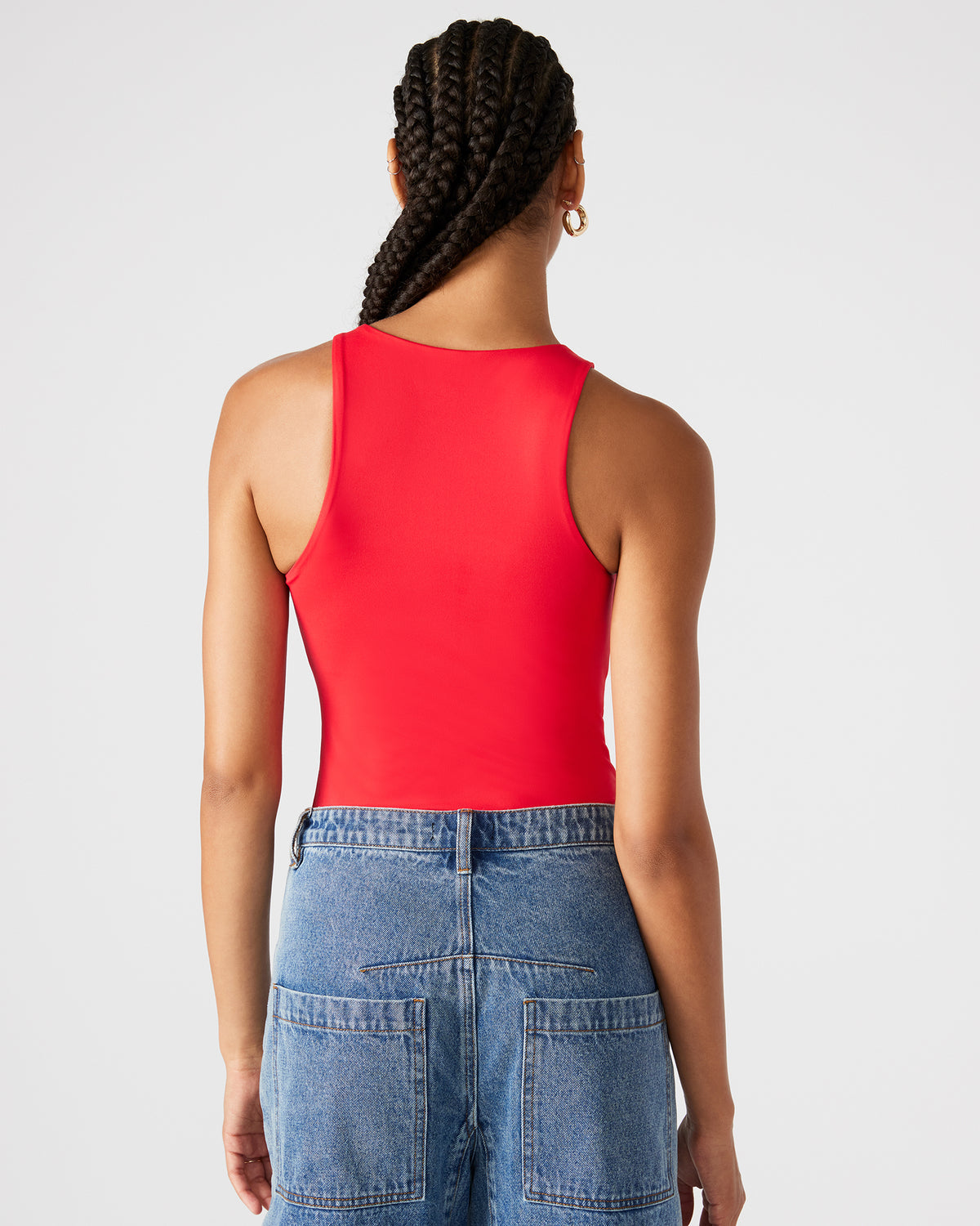 Steve Madden NICO Red Women's Contour Stretch Bodysuit