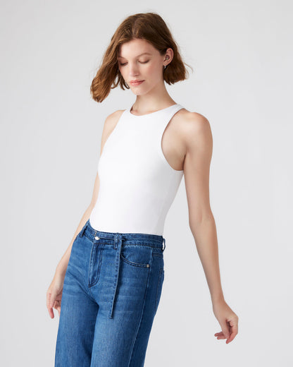 Steve Madden NICO White Women's Contour Stretch Bodysuit
