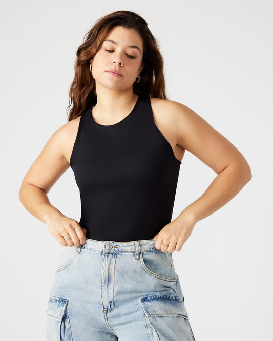 Steve Madden NICO Black Women's Contour Stretch Bodysuit