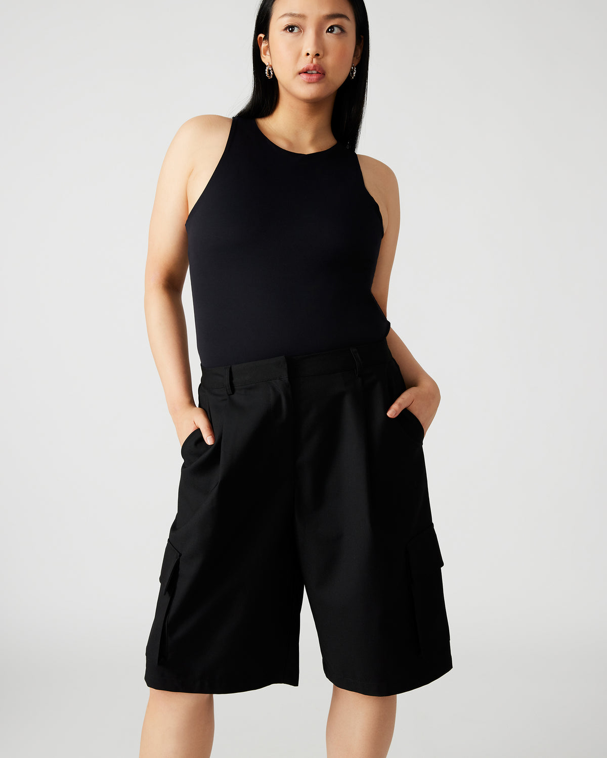 Steve Madden NICO Black Women's Contour Stretch Bodysuit