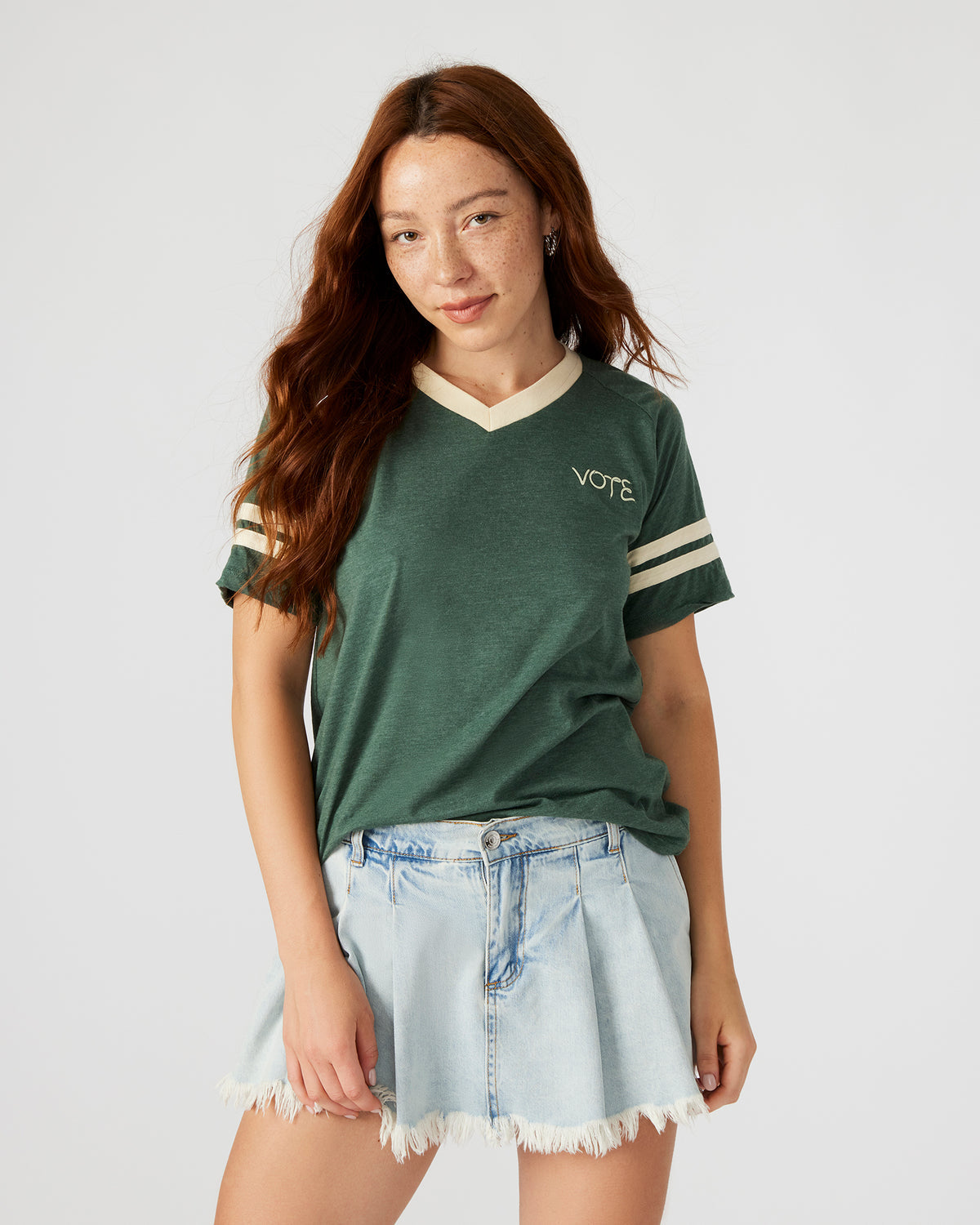 Steve Madden VOTE Green Unisex Short Sleeve Tee