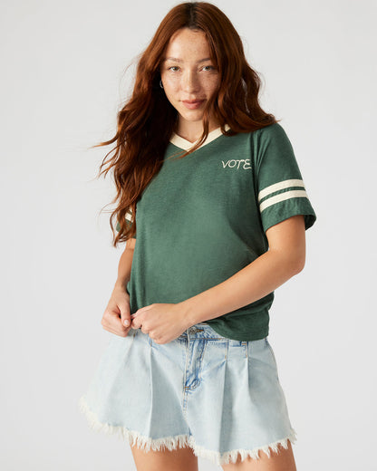 Steve Madden VOTE Green Unisex Short Sleeve Tee