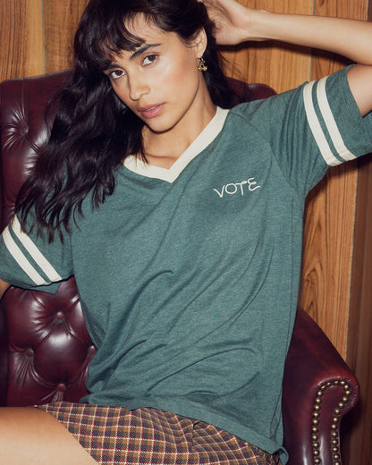 Steve Madden VOTE Green Unisex Short Sleeve Tee
