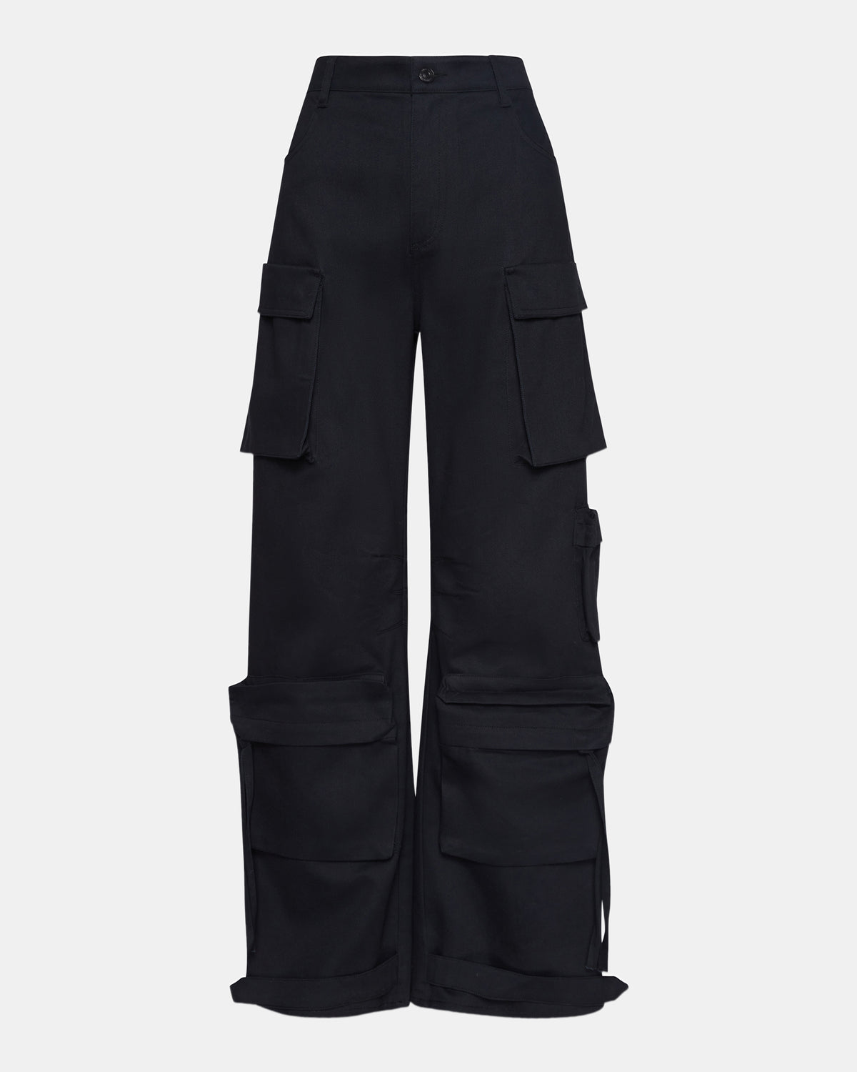 Steve Madden DUO Black Women's Utility Cargo Pants