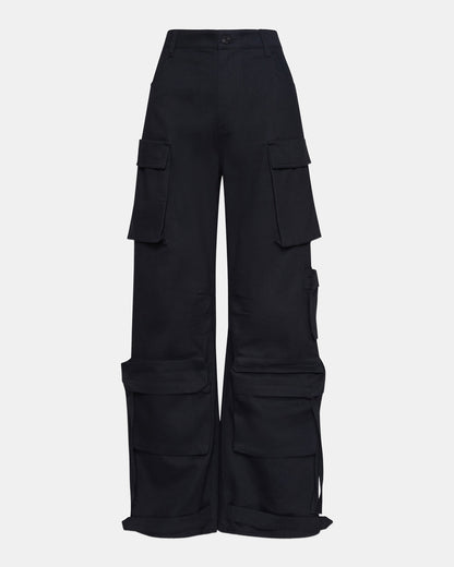 Steve Madden DUO Black Women's Utility Cargo Pants