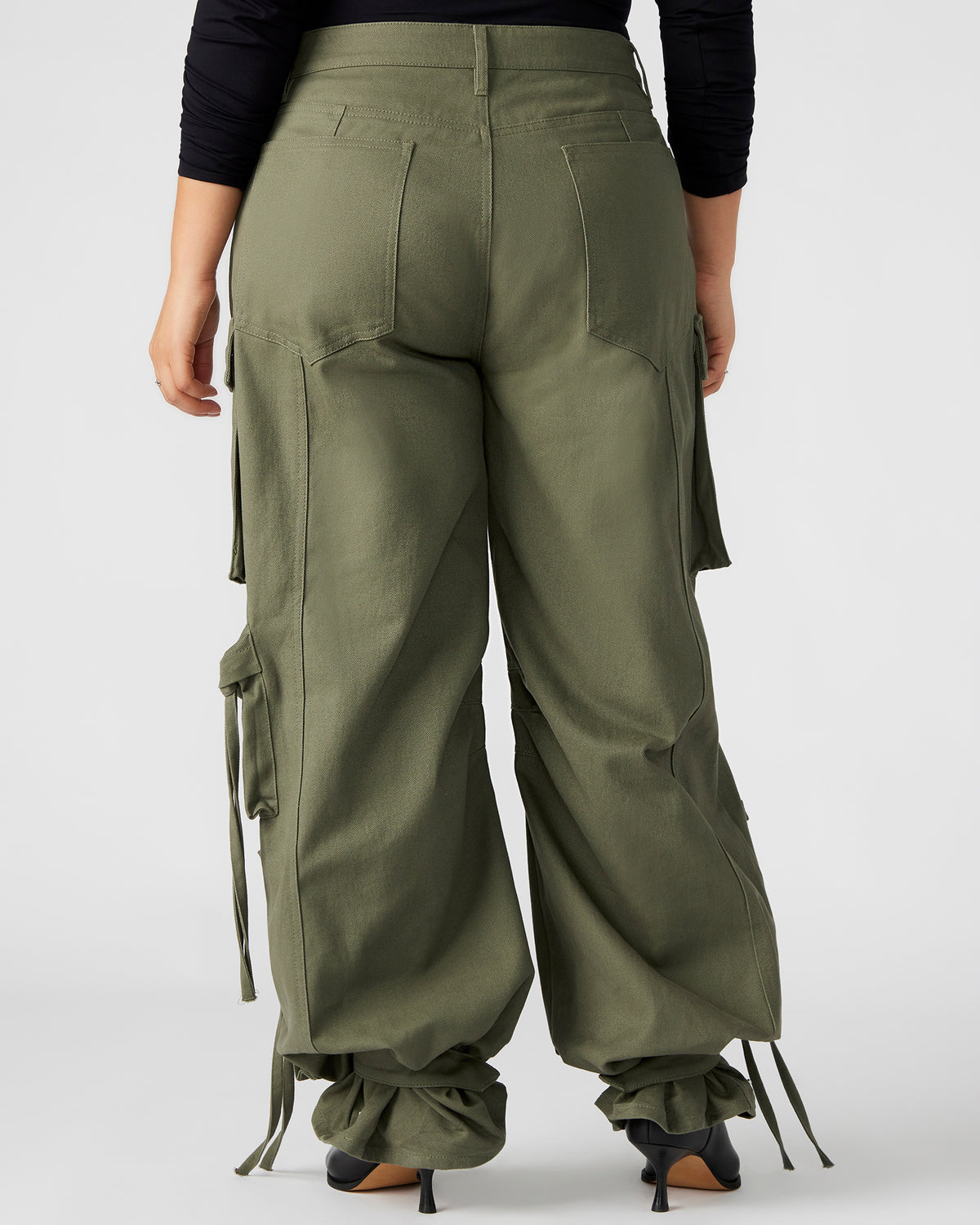 Steve Madden DUO Olive Women's Utility Cargo Pants