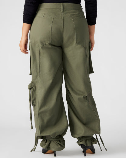 Steve Madden DUO Olive Women's Utility Cargo Pants
