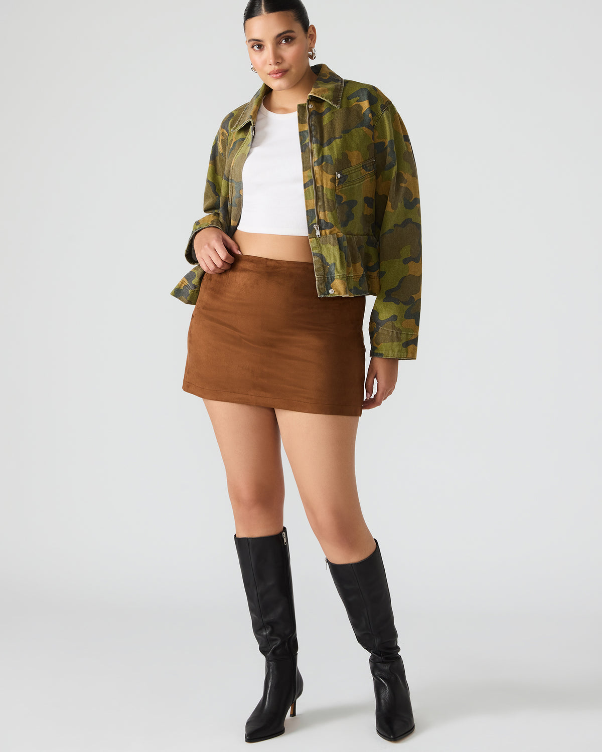 Steve Madden CINDI Skort Chicory Coffee Women's Mini Skort