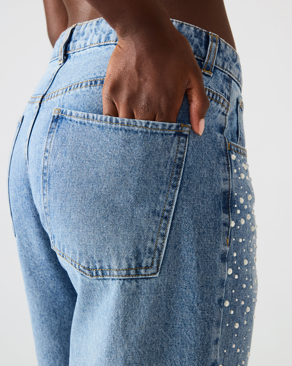 Steve Madden TAYLOR Jean Forever Blue Women's Cutout Jeans