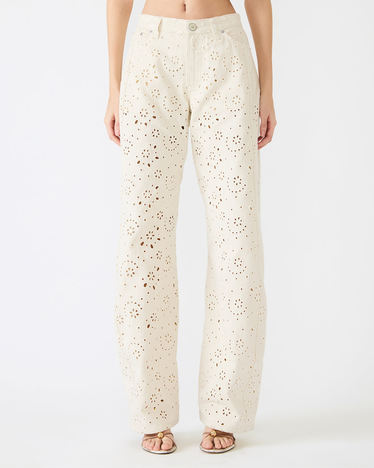 Steve Madden RORI Sea Mist Straight-Leg Denim Women's Bottoms