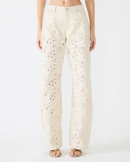 Steve Madden RORI Sea Mist Straight-Leg Denim Women's Bottoms