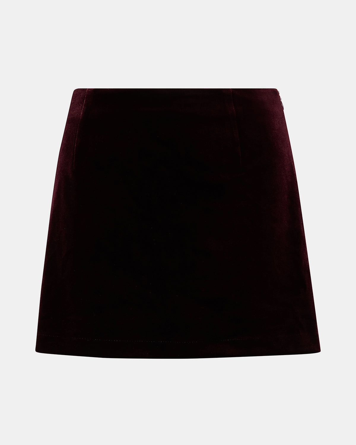 Steve Madden CINDI Velvet Wine Women's Mini Skort